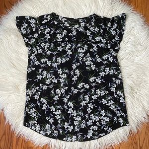Banana Republic Womens Flower Blouse Top